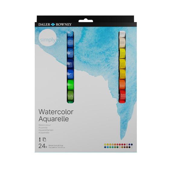 Imagem de Aquarela 24 Cores Daler Rowney