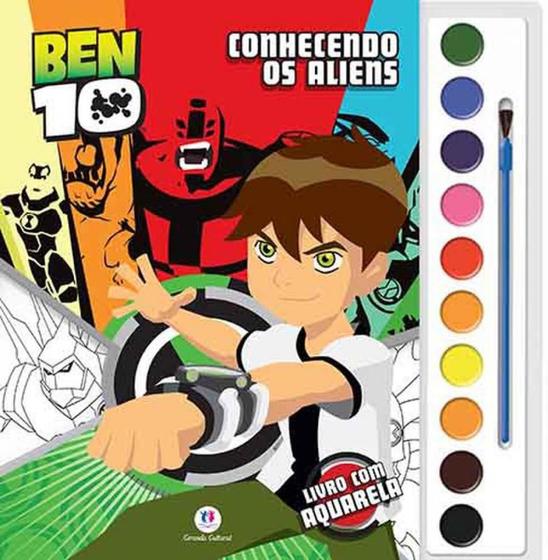 Imagem de Aquarela - ben 10 - conhecendo os aliens