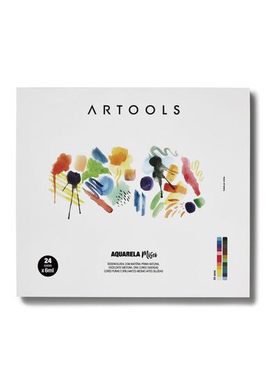 Imagem de Aquarela Bisnaga Misci 6ML - 24 cores - Artools