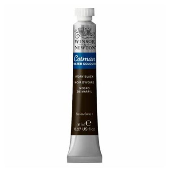 Imagem de Aquarela Cotman 8ml 331 Ivory Black