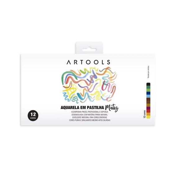 Imagem de Aquarela Em Pastilha Matiz Artools