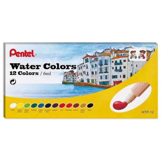 Imagem de Aquarela Htp-12b C/12 Cores Pentel