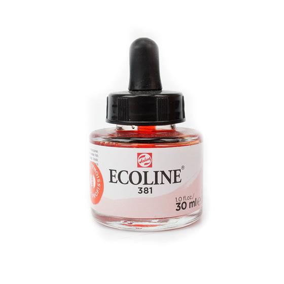 Imagem de Aquarela Líquida Ecoline Talens 30ml 381 Pastel Red