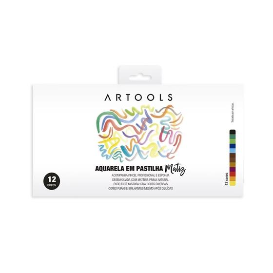 Imagem de Aquarela Pastilha Artools Matiz 12 Cores