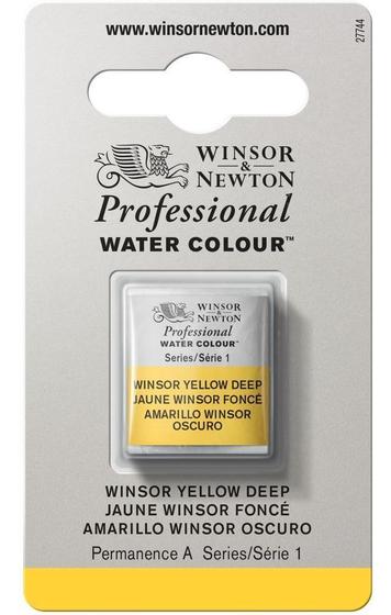 Imagem de Aquarela Pastilha Profissional Winsor 731 Winsor Yellow Deep