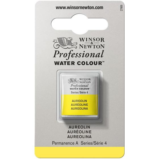 Imagem de Aquarela Pastilha Profissional Winsor & Newton 016 Aureolin