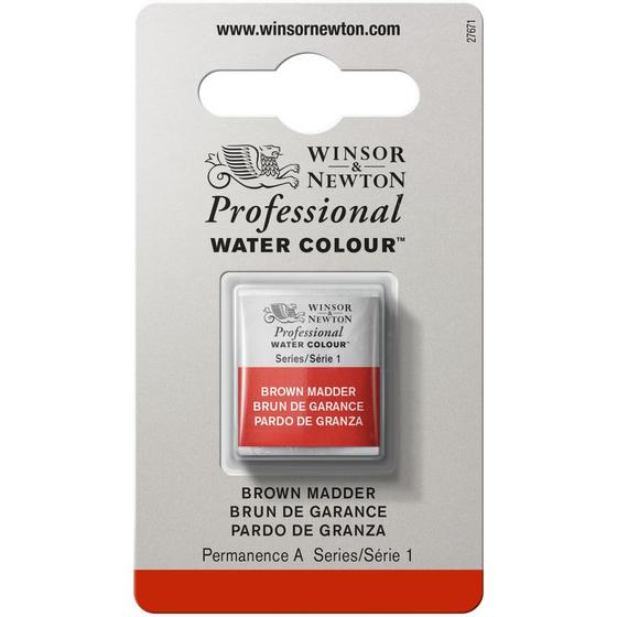 Imagem de Aquarela Pastilha Profissional Winsor & Newton 056 Brown Madder