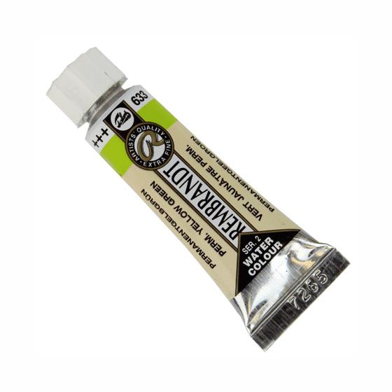 Imagem de Aquarela Pintura Rembrandt 10 Ml 633 Verde Amarelado Perm