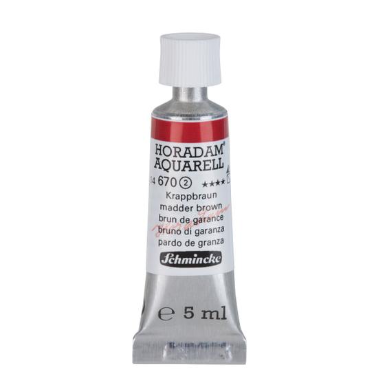 Imagem de Aquarela Profissional Schmincke Horadam 5ml 670 Madder Brown