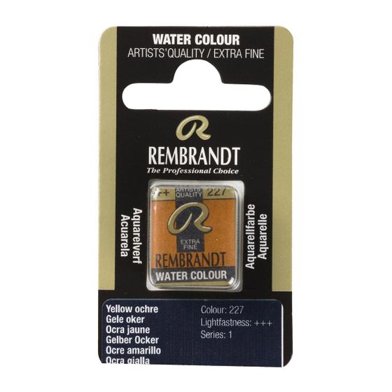 Imagem de Aquarela Rembrandt Pastilha 227 Yellow Ochre