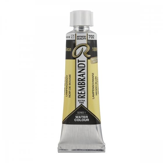 Imagem de Aquarela Rembrandt Tubo 702 Lamp Black 10ml