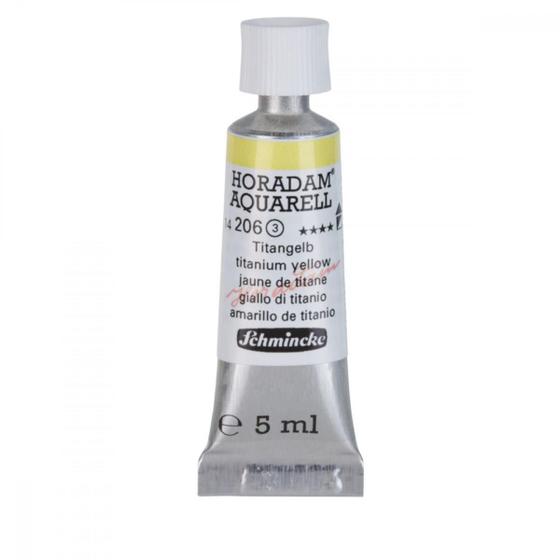 Imagem de Aquarela Schmincke Horadam 5ml 206 Titanium Yellow