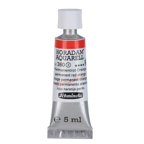 Imagem de Aquarela Schmincke Horadam 5ml S3 360 Permanent Red Orange