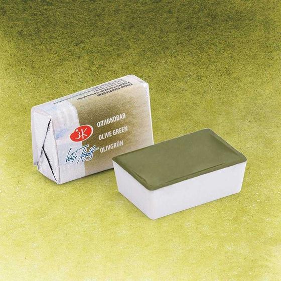 Imagem de Aquarela White Nights Pastilha 727 Olive Green