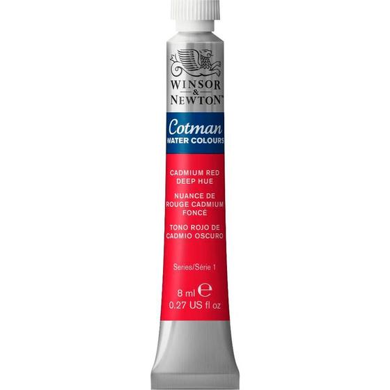 Imagem de Aquarela Winsor &amp Newton Cotman 8ml 098 Cadmium Red Deep Hue 0303098 1