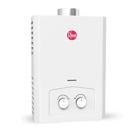 Imagem de Aquecedor 7 litros mecânico com sensor de Fluxo Rheem - Gás GLP