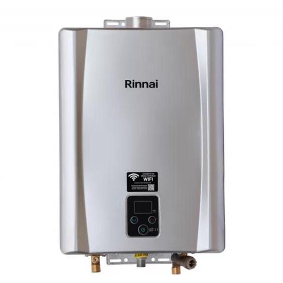 Imagem de Aquecedor a Gás 21 Litros E21 FEH Digital GN Prata Rinnai