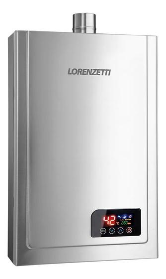 Aquecedor A Gás Lorenzetti Lz 2300de-i - 23 L/min. Gn - Inox ...