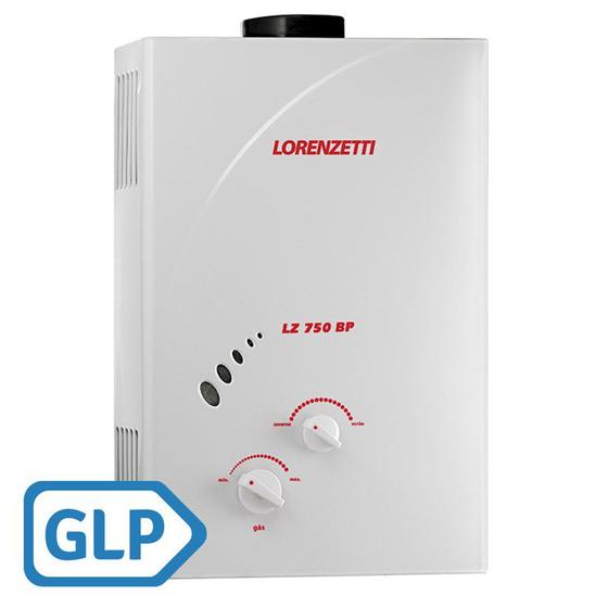 Imagem de Aquecedor a Gás Lorenzetti LZ 750BP 7,5 L/min GLP