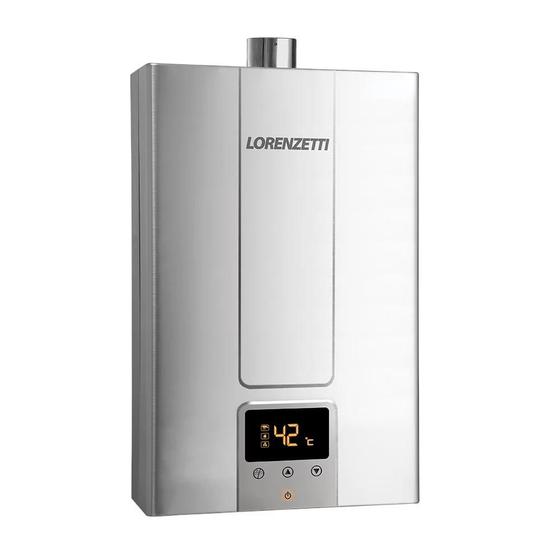 Imagem de Aquecedor à Gás LZ 2500 Digital Eletrônico Inox GN Lorenzetti