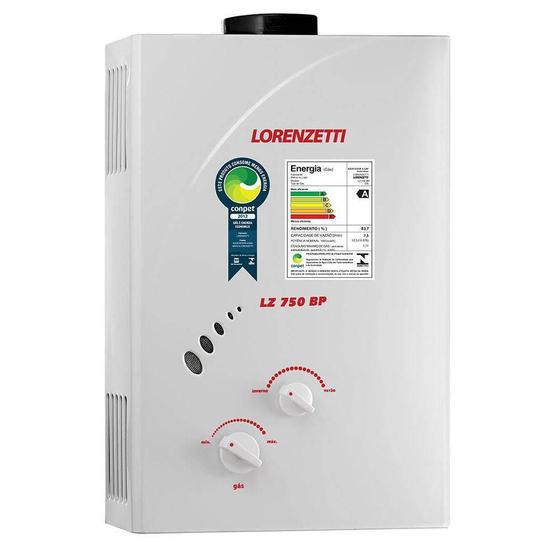 Imagem de Aquecedor a Gas LZ 750Bp Lorenzetti GLP