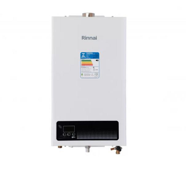 Aquecedor a Gás Rinnai 15 Litros Digital GN Branco Menor preço em Aquecedor a Gás Rinnai 15 Litros Digital GN Branco