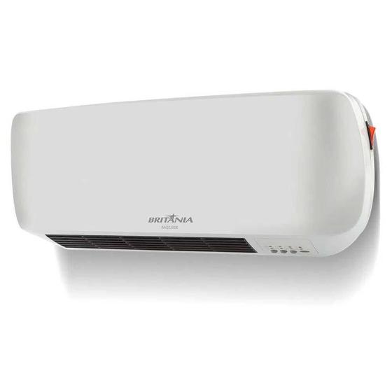 Aquecedor Britânia de Parede 1500W 2 em 1 BAQ2200B - 127V Menor preço em Aquecedor Britânia de Parede 1500W 2 em 1 BAQ2200B - 127V