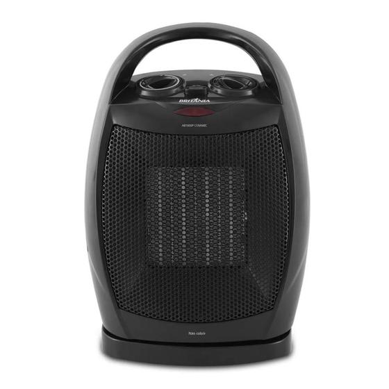 Aquecedor Cerâmico Britânia AB1600P 1500W Grafite Menor preço em Aquecedor Cerâmico Britânia AB1600P 1500W Grafite