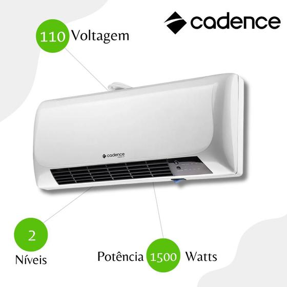 Imagem de Aquecedor Classic Air Cadence AQC500 Branco - 110V 