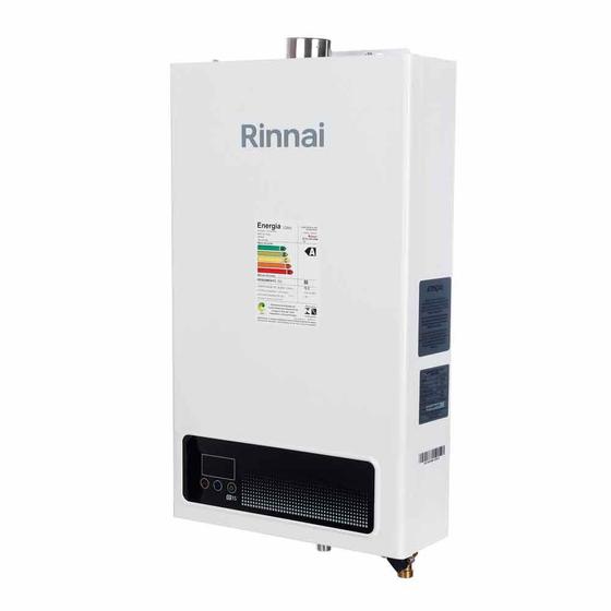 Imagem de Aquecedor de água a gás digital 15L/min GN E15 - REU-E150 FEH - Rinnai