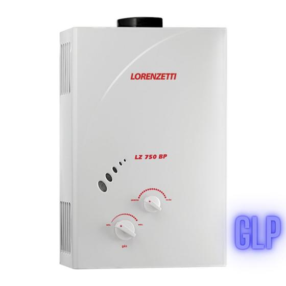 Imagem de Aquecedor de Água a Gás GLP 7 Litros Branco LZ750BP Lorenzetti