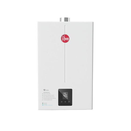 Aquecedor de Água a Gás Glp Rheem 12L Digital Branco 127V-220V Menor preço em Aquecedor de Água a Gás Glp Rheem 12L Digital Branco 127V-220V