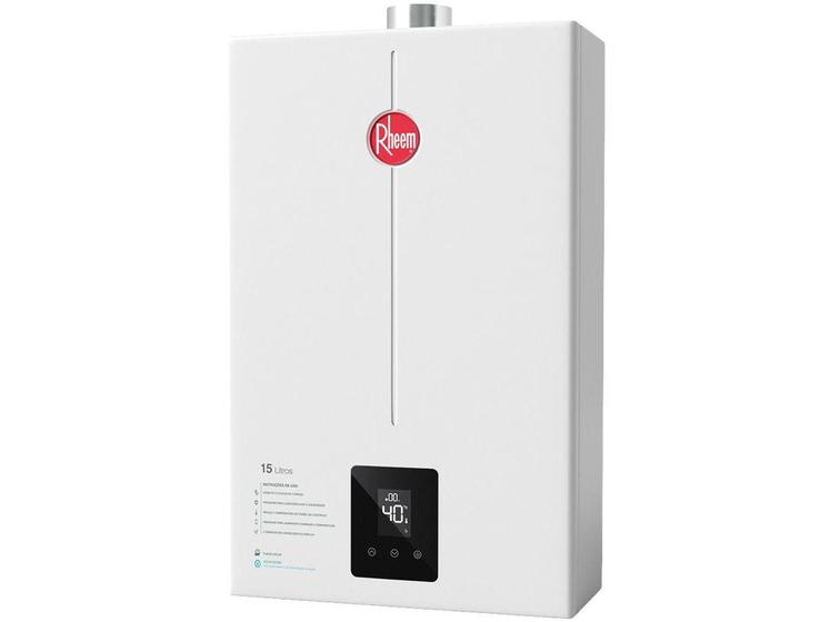 Aquecedor de Água a Gás GLP Rheem Prestige - RB3AP15PVPTIK Digital 15L/min Exaustão Forçada Menor preço em Aquecedor de Água a Gás GLP Rheem Prestige - RB3AP15PVPTIK Digital 15L/min Exaustão Forçada