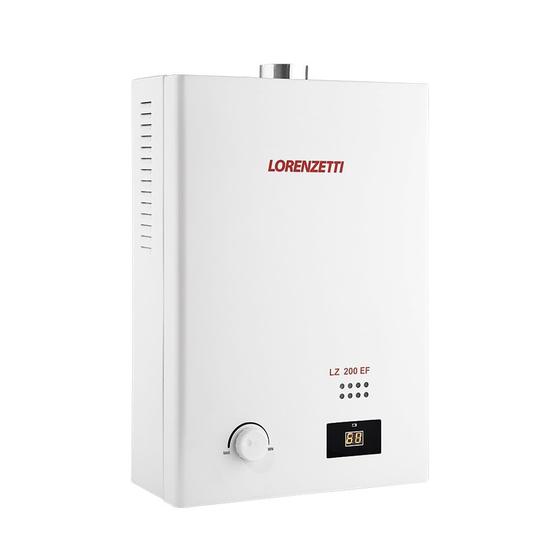 Aquecedor de Água a Gás Lorenzetti LZ 200EF GN Bivolt Menor preço em Aquecedor de Água a Gás Lorenzetti LZ 200EF GN Bivolt
