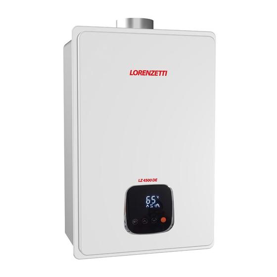 Imagem de Aquecedor de água a gás Lorenzetti LZ 4500DE 45 LTS/M GN