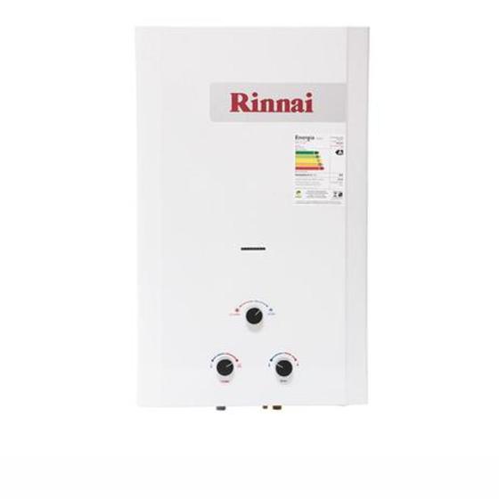 Aquecedor de Agua a Gás Rinnai 20litros Branco Menor preço em Aquecedor de Agua a Gás Rinnai 20litros Branco