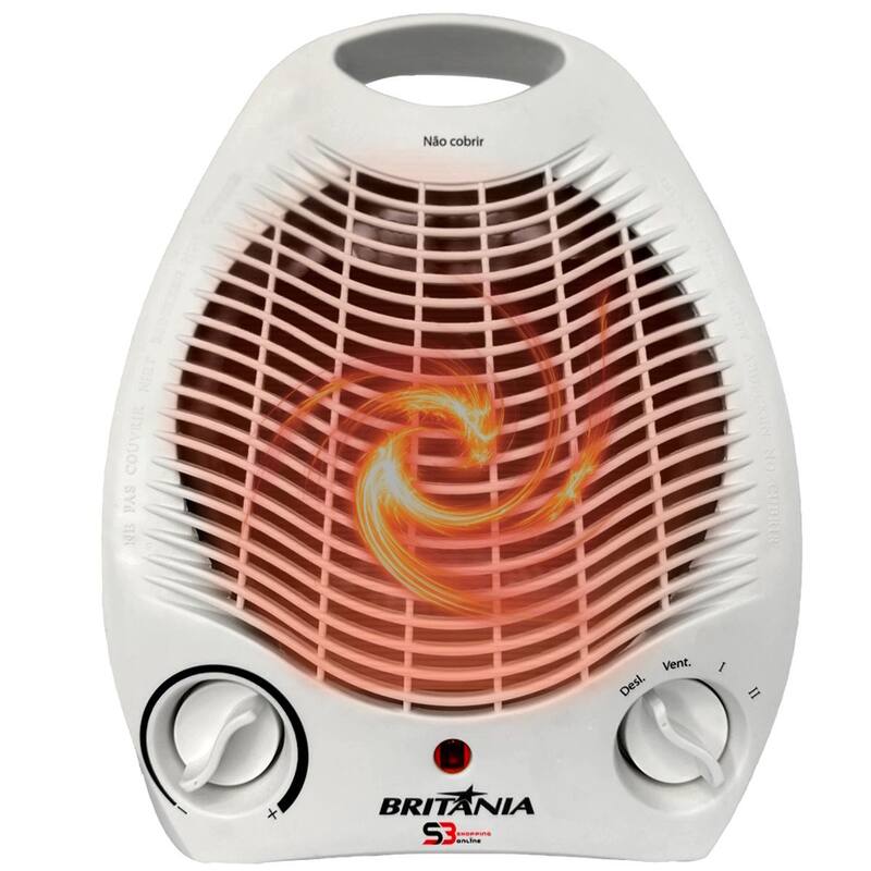 Aquecedor de ar eletrico portatil britania potente 1500w - Britânia ...