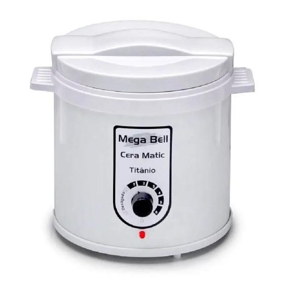 Imagem de Aquecedor de Cera Mega Bell  Matic Titânio Profissional