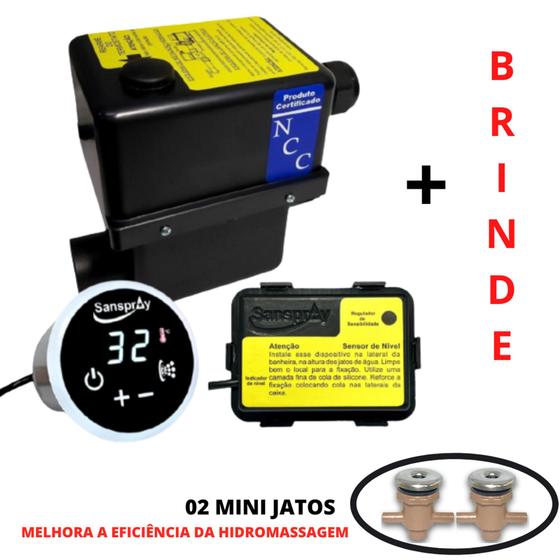 Imagem de Aquecedor Digital para Banheira de Hidromassagem 5000W 220V + Mini Jatos