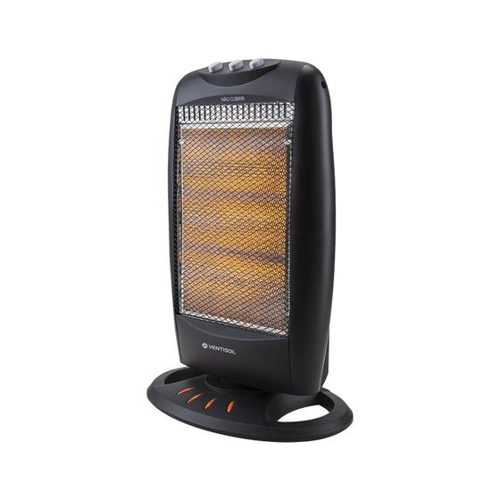 Aquecedor Domestico Ventisol Halogeno 1200W/220V - AH-02 Menor preço em Aquecedor Domestico Ventisol Halogeno 1200W/220V - AH-02