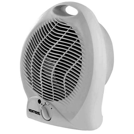 Imagem de Aquecedor e ventilador elétrico doméstico 127v ventisol casa tomada