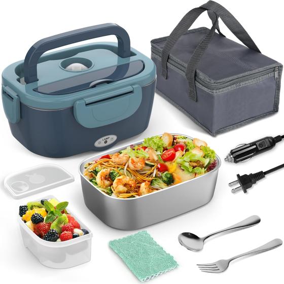 Imagem de Aquecedor Elétrico de Alimentos WisaKey 1,5L - 12V/24V/110V - 60-80W