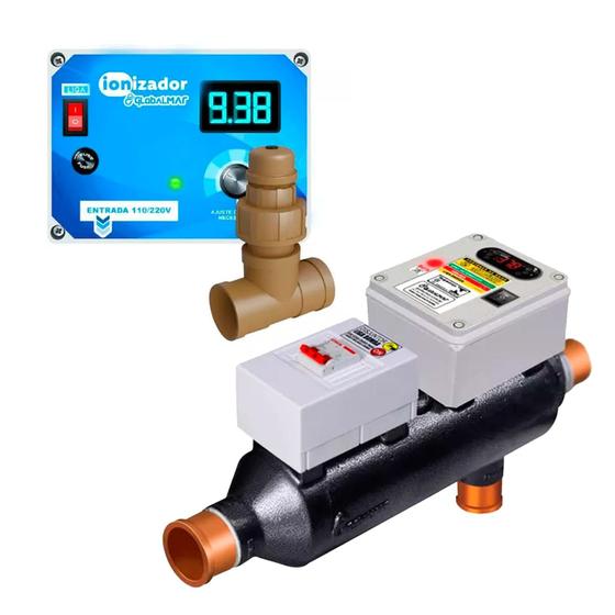 Imagem de Aquecedor P 60 Mil L Auto 14kw+ Ionizador P/piscina Digital