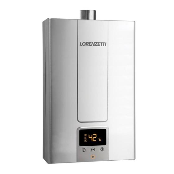 Imagem de Aquecedor Passagem Lorenzetti 20L Inox GLP LZ2000 DE-I