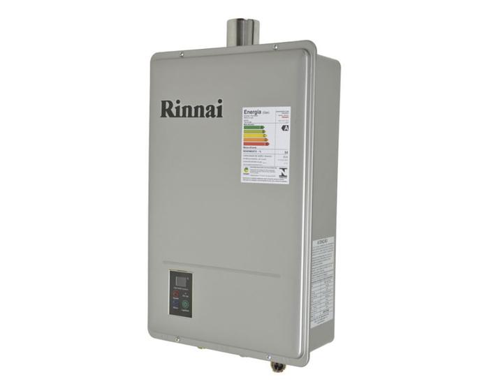 Imagem de Aquecedor Rinnai Reu 1302 Feh 17 Litros Digital - Prata Gn