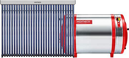 Imagem de Aquecedor Solar Komeco 500 L Inox 304 baixa pressão nível + 1 Coletor a vácuo 30 tubos 