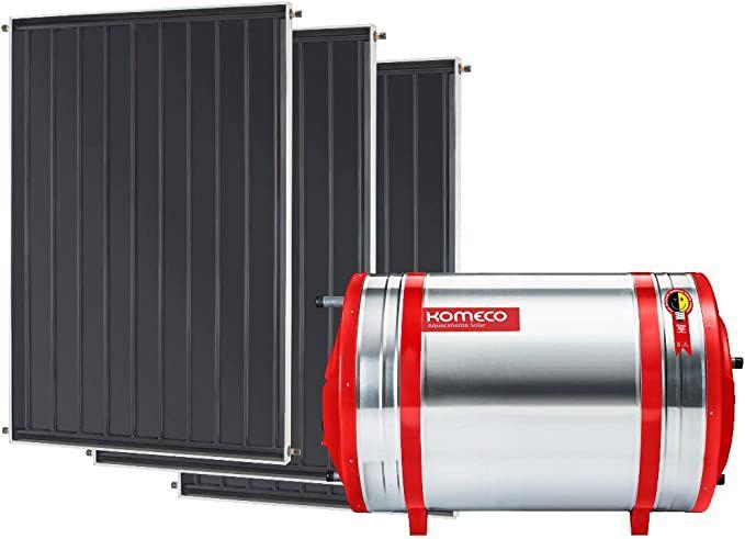 Aquecedor Solar Komeco 600 L Inox 304 baixa pressão desnível + 3 ...