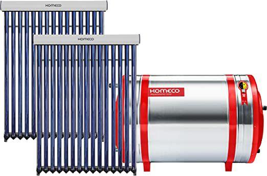 Imagem de Aquecedor Solar Komeco 600 L Inox 316 baixa pressão nível + 2 Coletor a vácuo de 15 tubos 