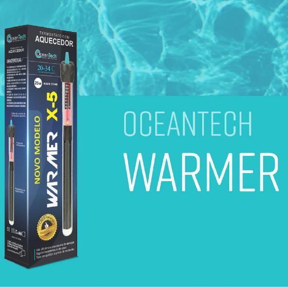 Imagem de Aquecedor Termostato Oceantech 500W Aquários 500 à 1000L