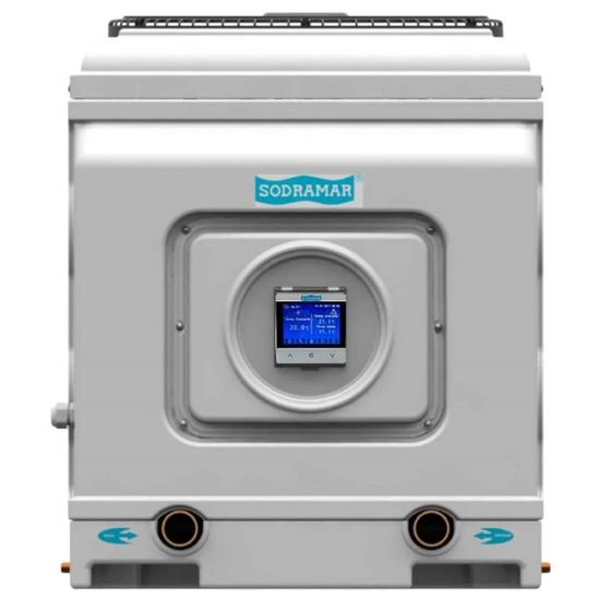 Imagem de Aquecedor Trocador de Calor Para Piscinas Até 39.000 Litros SD-40 1,9 Kw Monofásica 220v Com Painel Digital - Sodramar